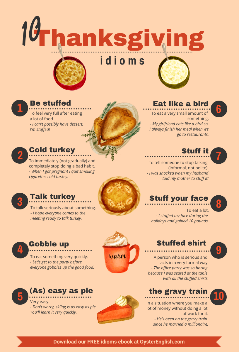 10 Fun Thanksgiving Idioms