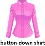 illustration of a button-down shirt