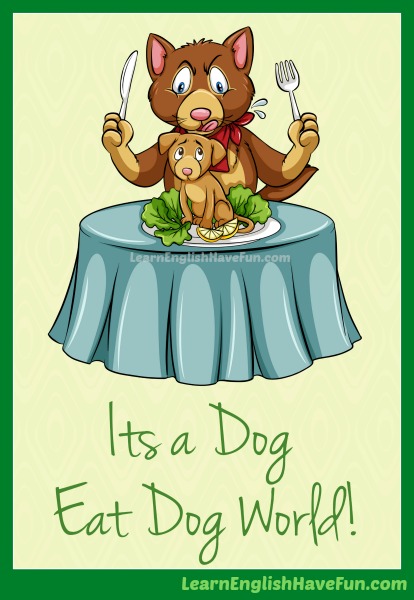 Idiom: Dog Eat Dog (meaning & Examples)